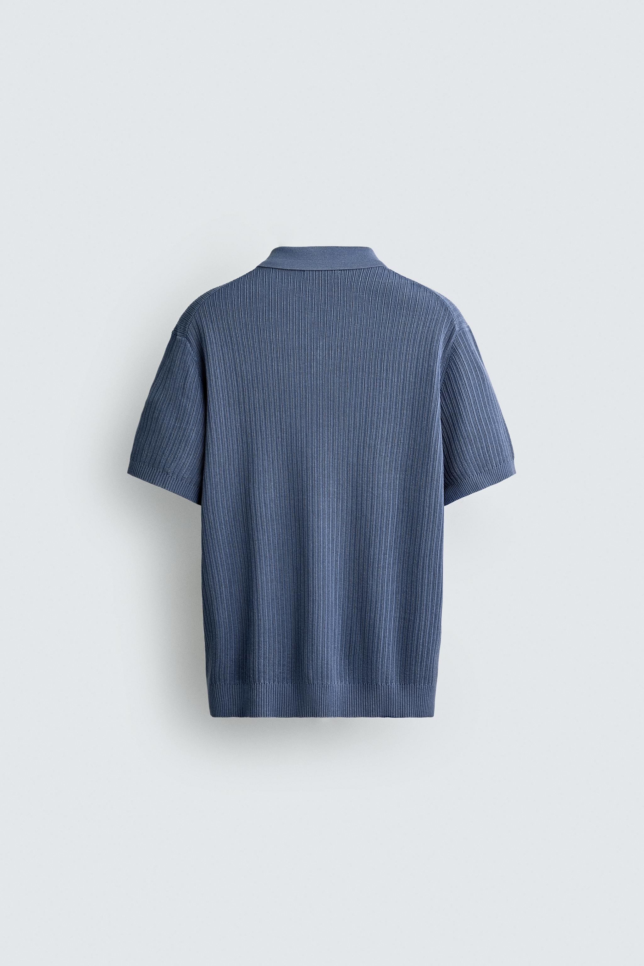 POLO EN MAILLE REGULAR FIT STRUCTURÉ